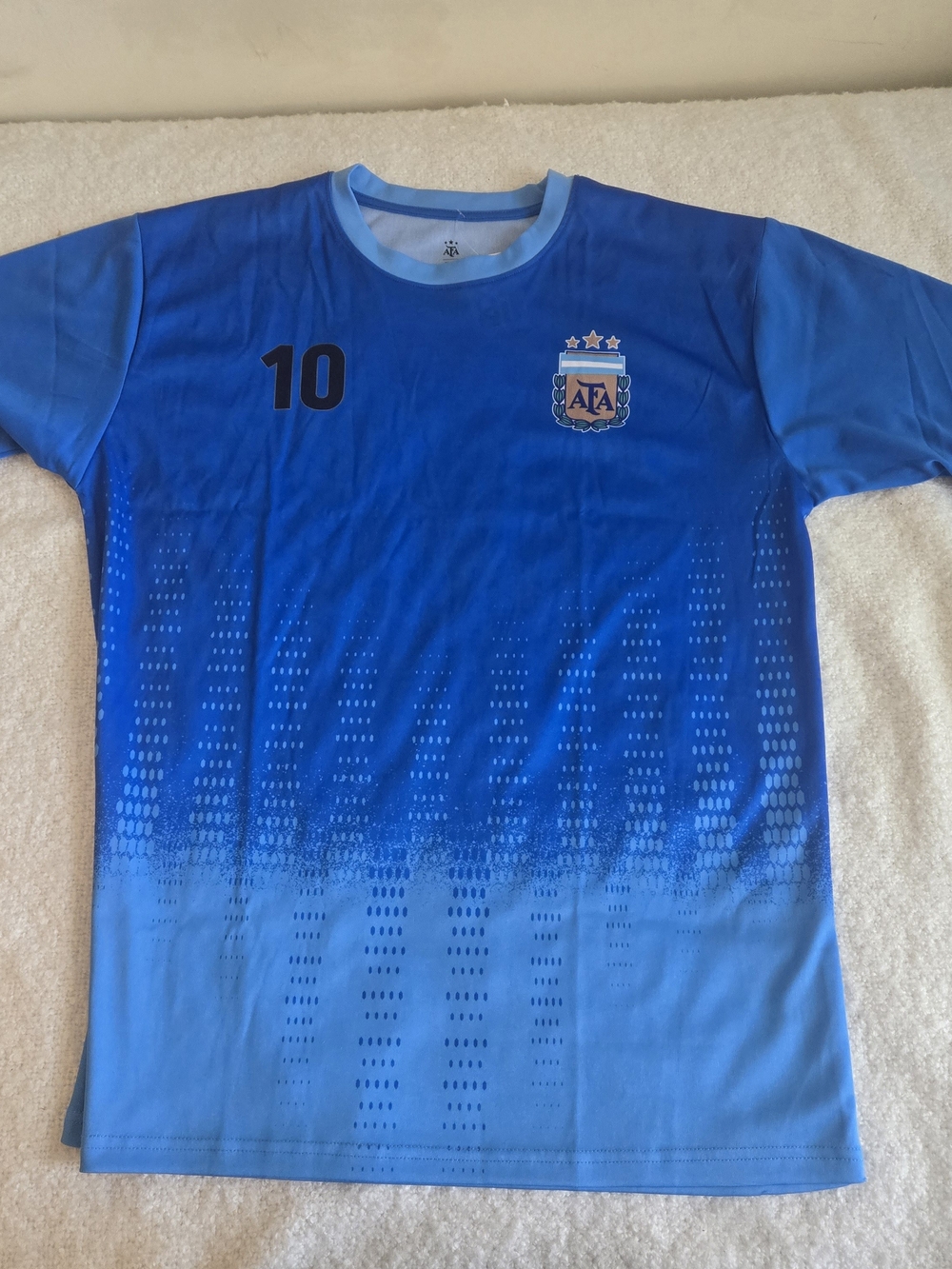 AFA Lionel Messi #10 Argentina National Team Soccer Jersey Men's  Official Blue